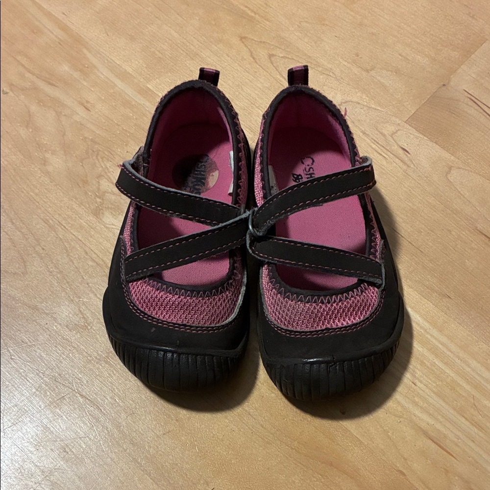OshKosh B'gosh Pink and Black Kids Sneakers